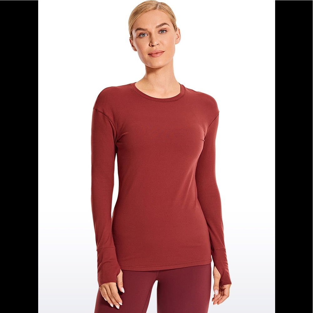 CRZ Yoga Long Sleeve Shirt Savannah Size 4/6 NWT